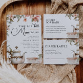 Elegant Tea Party Baby shower uitnodiging