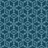 Starlit Snowflake Christmas Flat Holiday Kaart