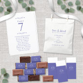 Elegant Wedding Dank je wel Periwinkle Chic F Bedankdoosjes