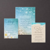 Elegant Ocean Wave Beach Wedding Save the Date Magneet (Personaliseer de collectie van deze zelfstandige maker.)