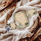 Elegant Veterinary White Coat Graduation Party Kaart