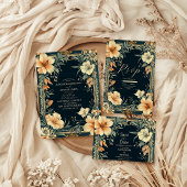 Victoriaans Royal Elegance bruiloft Save The Date