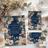 Elegante Victoriaans Royal Elegance bruiloft Informatiekaartje