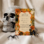 Elegant Vintage Retro Halloween-feest Tote Bag