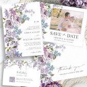 Elegant Lila Save the Date