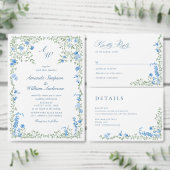 Meadow Waterverf Wildflower ENGAGEMENT PARTY Kaart (Personaliseer de collectie van deze zelfstandige maker.)