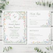 Meadow Pastel Franse Rozen Bedankt Briefkaart (Personaliseer de collectie van deze zelfstandige maker.)