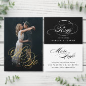 We doen foto bruiloft uitnodiging in Faux Folie (Personaliseer de collectie van deze zelfstandige maker.)