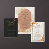 Boheemse Elegantie Bijlagekaart Informatiekaartje (Personaliseer de collectie van deze zelfstandige maker.)