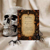 Elegant Westers Halloween-feest Kaart
