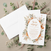 Verbrand Sinaasappel Boho Herfst Bloementante van  Ronde Button 5,7 Cm (Personaliseer deze collectie van deze onafhankelijke maker. Test)