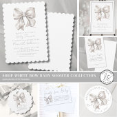 Elegant boog Baby shower Servet