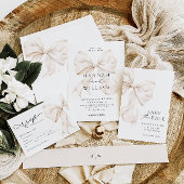 Elegant Bow bruiloft gastenboek