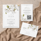 Classic Orchids Frame Elegant Welcome Wedding Sign Acryl Bord (Personaliseer de collectie van deze zelfstandige maker.)