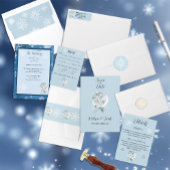 Witte Winter Dragon Sneeuwvlokken Blauw Reclamebord Met Voetstuk