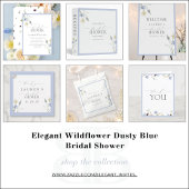 Dusty Blue Wildflower Neem een recept Informatiekaartje