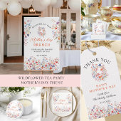 Elegant Wildflowers Mother's Day Thank you Cadeaulabel