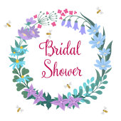 Elegant Vrijgezellenfeest Floral Wildflowers Garla Papieren Bekers