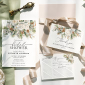 Evergreen Elegant Winter Vrijgezellenfeest Bedankt Kaart