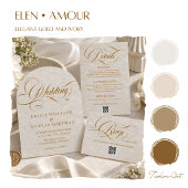 Romantisch bloemmotief save the date