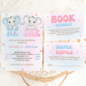 Hij of zij onthult het geslacht van de olifant kaart