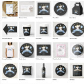 Geel grijs olifant Oh Baby shower Kaart