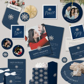 Elegante sneeuwvlok Joy Magnet