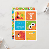 Colorful Elmo Grid Pattern Mok