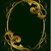 Emerald Green Gold Ornament Weddenschap Hartelijk  Handwaaier