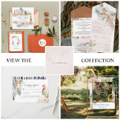 Afrikaanse Safari Bruiloft Gast Details Behuizing Informatiekaartje