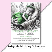Enchanted Woodland Princess Baby Shower Fairytale Kaart