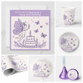 Betoverde eerste kaarslicht - Verjaardag Bedankdoosjes