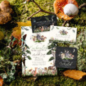 Enchanted Forest Woodland Luier Raffle Ticket Informatiekaartje