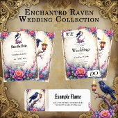 Betoverende Raven Bruiloftcollectie Save The Date