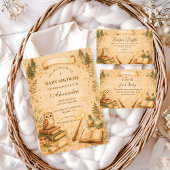 Enchanted Storybook Wizard Diapper Raffle Informatiekaartje