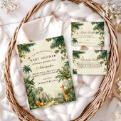 Enchanted Tropical Safari Baby Shower Servet