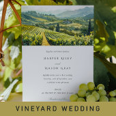 Napa Valley RSVP uitnodiging voor bruiloft