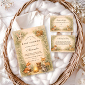 Enchanted Woodland Campfire Diapper Raffle Informatiekaartje