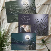 Royal Blue Brunch Bubble Full Moon Dragonfly Kaart