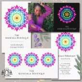 Esoterische Mandala Holistische Metafysische Boho  Visitekaartje