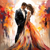 Herfst Herfst Herfst Trouwpaar Artistieke gunst Bo Bedankdoosjes