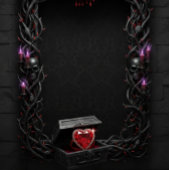 Eternal Night Gothic Vampire Wedding Dark Romance Bedankkaart