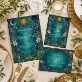 Etherele Himmelse Art Nouveau Bruiloft Save The Date