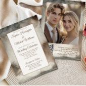 Trouwdetails Kaart etherische Waterverf neutraal