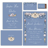 Save The Date Flat Announcement Card Aankondiging