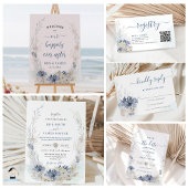 Boho Chic Beach Coastal Wedding Zitting Grafiek Acryl Bord