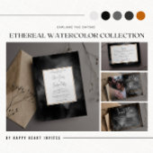 Bride en Groom Names Halloween Wedding Invitation Uitnodigingen Wikkel