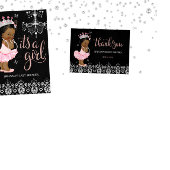 Etnische prinses Het is een meisje Baby shower ban Spandoek