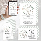 Kleding van Eucalyptus baby shower papier borden Papieren Bordje