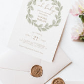 Waterverf Eucalyptus Diaper over begroting Informatiekaartje